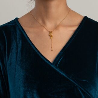 Necklace in 22ct Sunrise Gold | 18.5 Inches Necklace in 22ct Sunrise Gold | 18.5 Inches