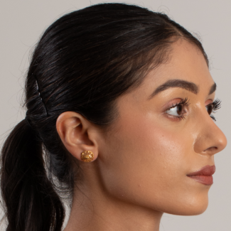 22ct Gold Armari Collection Stud Earring | 14mm 22ct Gold Armari Collection Stud Earring | 14mm