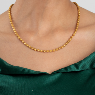 22ct Gold Armari Bead Mala Chain | 20 Inches 22ct Gold Armari Bead Mala Chain | 20 Inches