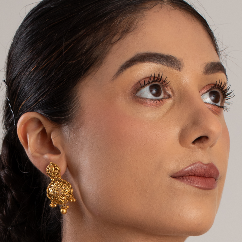 22 Ayar Altın Küpe 22 Ayar Altın Küpe