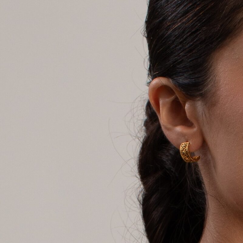 22ct Gold Armari Reifen Ohrring | 6mm 22ct Gold Armari Reifen Ohrring | 6mm