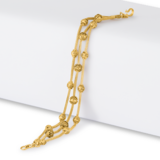 Bracelet in 22ct Gold for Her | 7 Inches