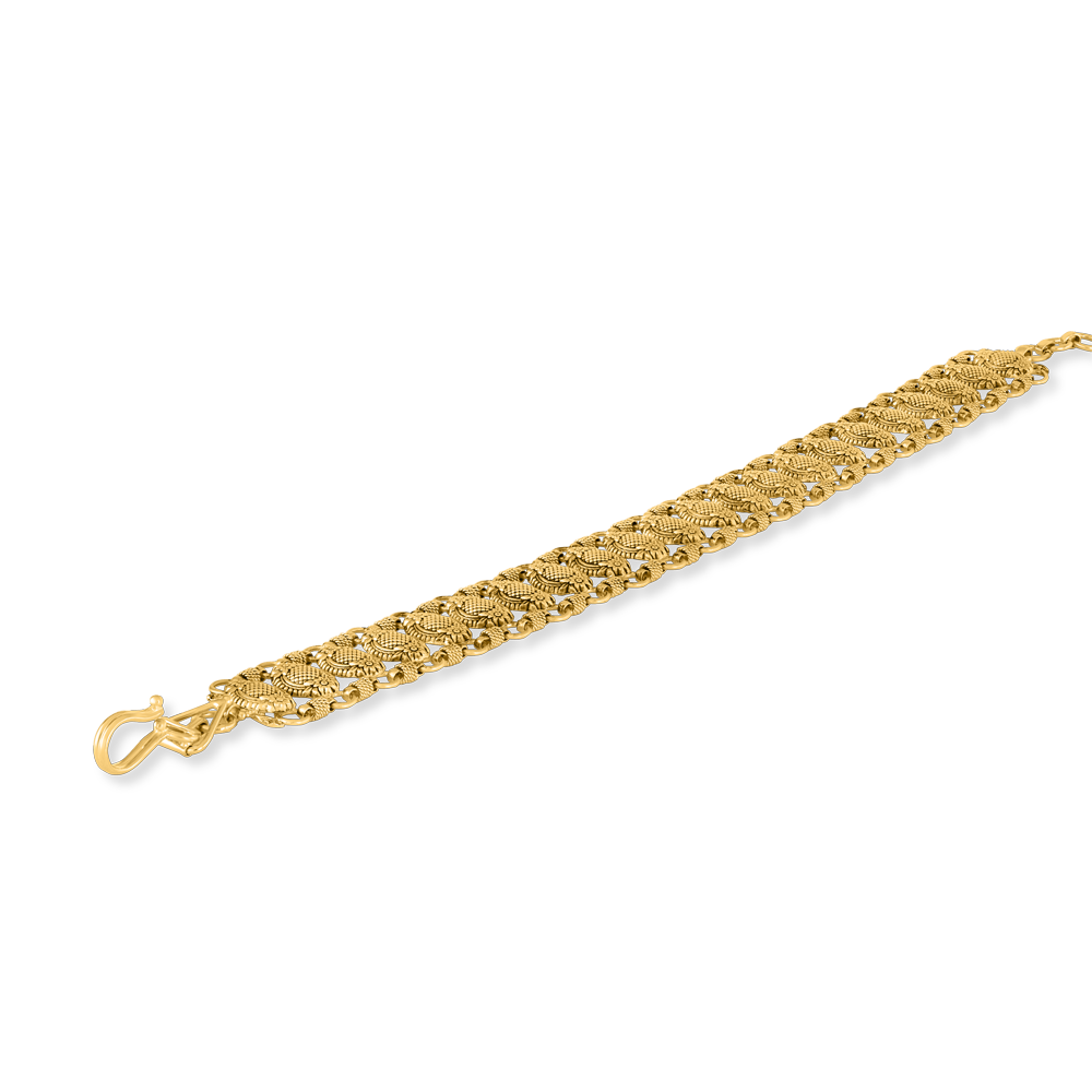 سوار من الذهب عيار 22 قيراط لها | 7 بوصة سوار من الذهب عيار 22 قيراط لها | 7 بوصة