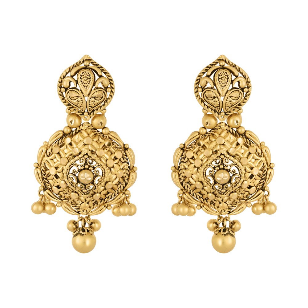 22 Ayar Altın Küpe 22 Ayar Altın Küpe