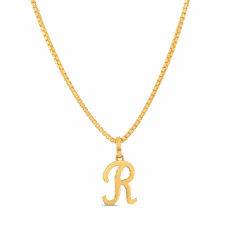 22ct Yellow Gold Initial R Pendant 22ct Yellow Gold Initial R Pendant