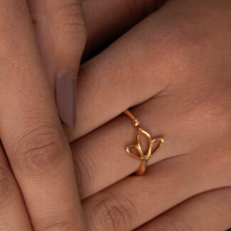 22ct Sunrise Gold Fancy Lotus Bloom Ring 22ct Sunrise Gold Fancy Lotus Bloom Ring