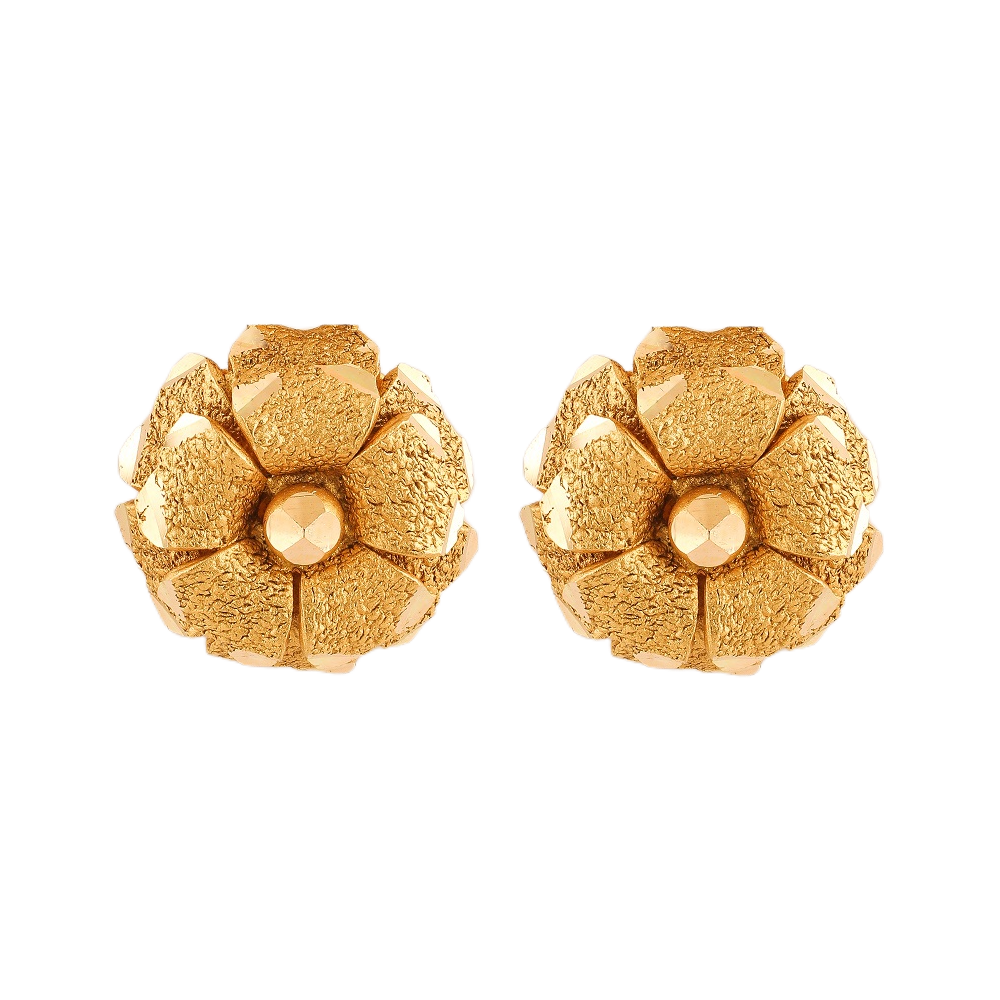 22 Ayar Gündoğumu Altın Küpe | Çap 13mm 22 Ayar Gündoğumu Altın Küpe | Çap 13mm