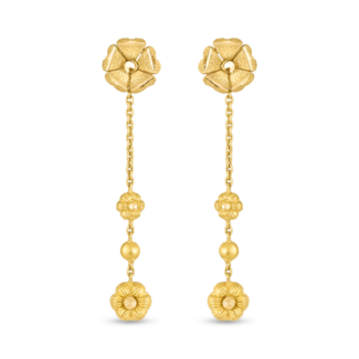 22ct Sunrise Gold Rosette Dropper | 1.5 Inches