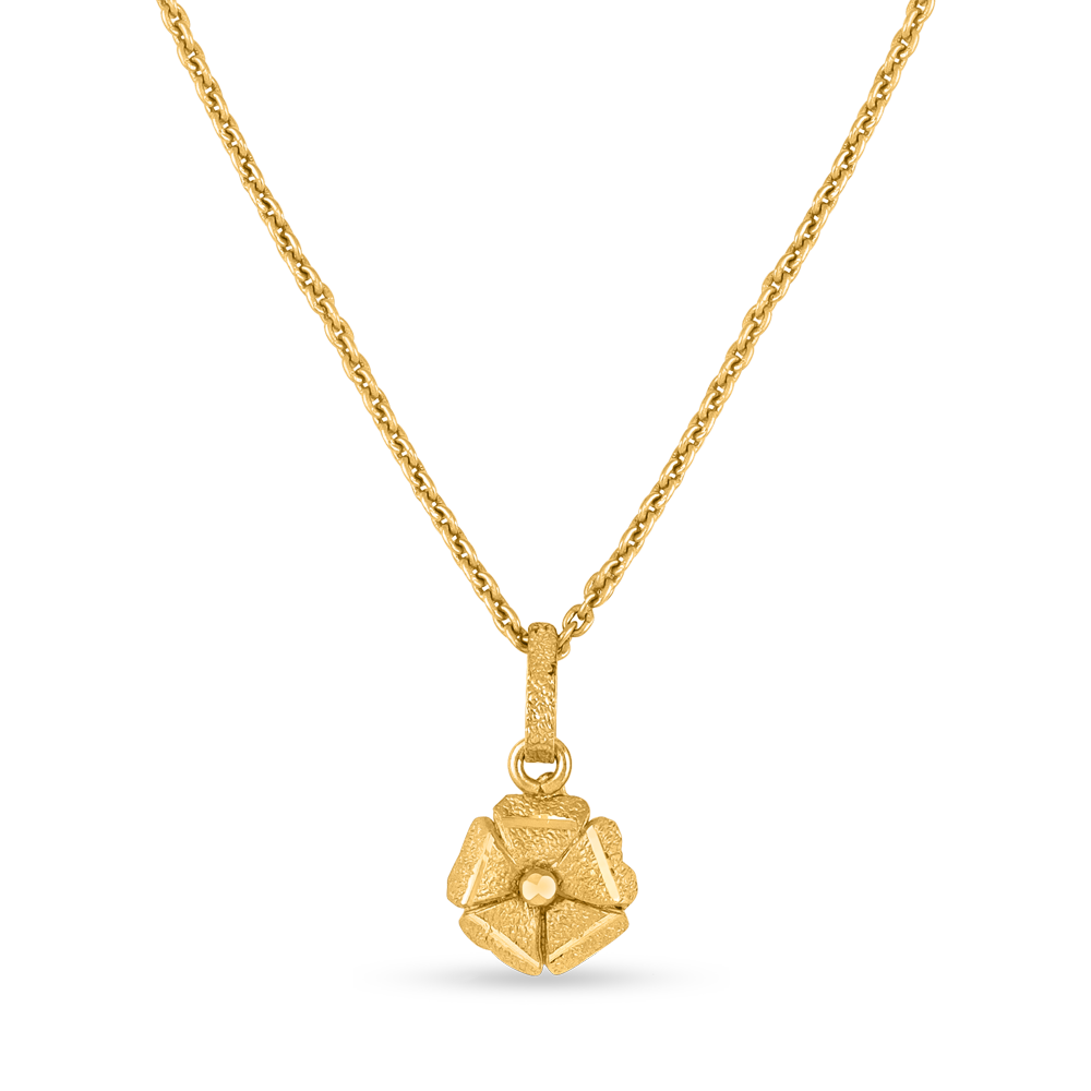 قلادة شروق الشمس من الذهب عيار 22 قيراط | قطر 9 مم قلادة شروق الشمس من الذهب عيار 22 قيراط | قطر 9 مم