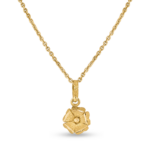 22ct Sunrise Gold Pendant | Diameter 9mm