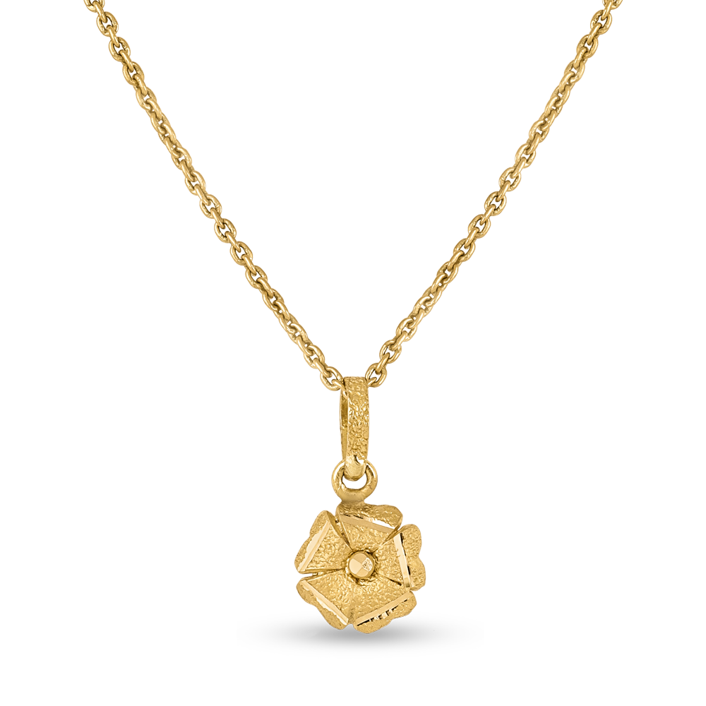 قلادة شروق الشمس من الذهب عيار 22 قيراط | قطر 9 مم قلادة شروق الشمس من الذهب عيار 22 قيراط | قطر 9 مم