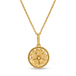 22 Ayar Altın Çiçekli Kolye | 15mm 22 Ayar Altın Çiçekli Kolye | 15mm