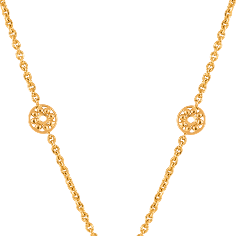 22ct Sunrise Gold Necklace | Dhwani Collection