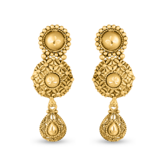 22 Carat Gold Drop Earring