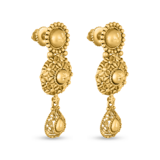 22 Carat Gold Drop Earring