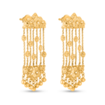 22 Ayar Gündoğumu Altın Gelin Damla Küpesi 22 Ayar Gündoğumu Altın Gelin Damla Küpesi