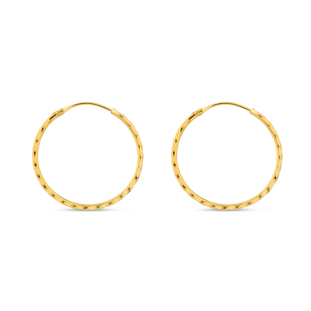 حلق دائري ذهبي عيار 22 قيراط حلق دائري ذهبي عيار 22 قيراط