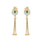 22ct Gold MVD Ohrstecker Tropfen mit CZ Stein 22ct Gold MVD Ohrstecker Tropfen mit CZ Stein