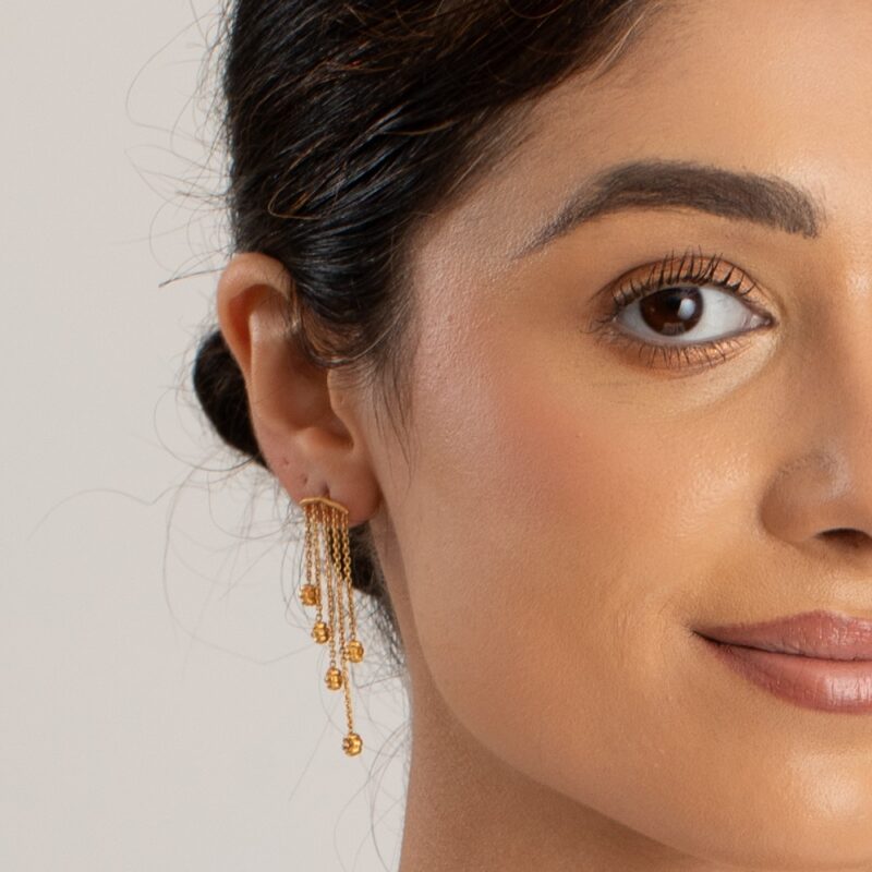 22ct Sunrise Gold Drop Earring-Rosette Collection 22ct Sunrise Gold Drop Earring-Rosette Collection