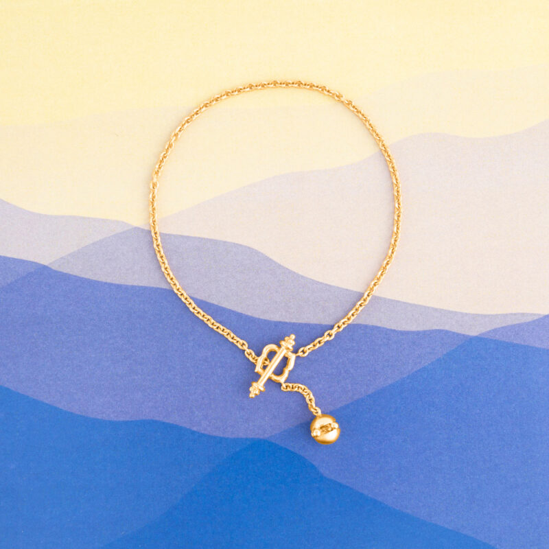 22 Ayar Altın Dhwani T-Bar Claps Bilezik 22 Ayar Altın Dhwani T-Bar Claps Bilezik