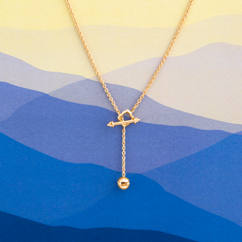 22 Ayar Gündoğumu Altın Kolye | Dhwani Koleksiyonu 22 Ayar Gündoğumu Altın Kolye | Dhwani Koleksiyonu