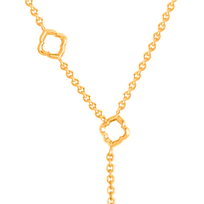 Dhwani Collection Necklace | 22ct Sunrise Gold Dhwani Collection Necklace | 22ct Sunrise Gold
