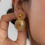 22 Ayar Altın Armari Koleksiyonu Mineli Küpe 22 Ayar Altın Armari Koleksiyonu Mineli Küpe