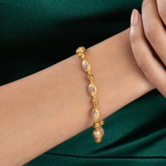 22ct Gold Armari Collection Bracelet With Enamel 22ct Gold Armari Collection Bracelet With Enamel