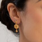 Damlalıklı 22 Ayar Sunrise Altın Rozet Saplama Damlalıklı 22 Ayar Sunrise Altın Rozet Saplama