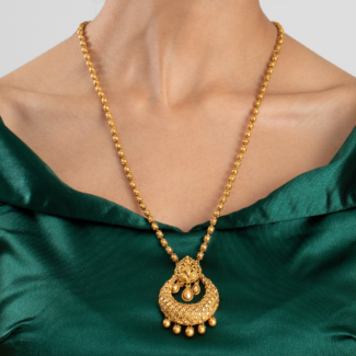 22ct Gold Chand Bali Necklace 22ct Gold Chand Bali Necklace