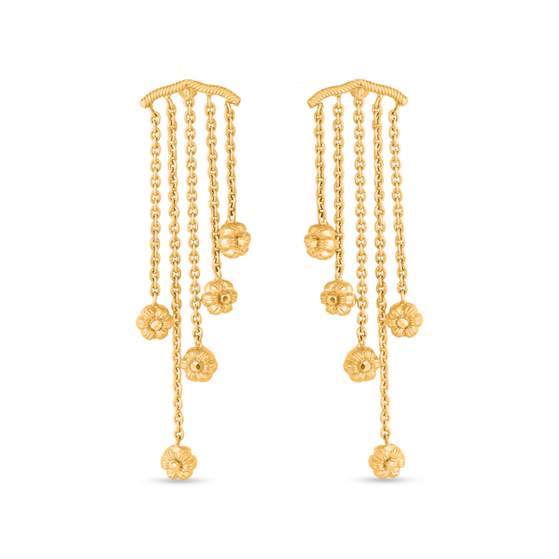 22ct Sunrise Gold Drop Earring-Rosette Collection 22ct Sunrise Gold Drop Earring-Rosette Collection