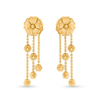 22ct Sunrise Gold Waterfall Drop Earring 22ct Sunrise Gold Waterfall Drop Earring