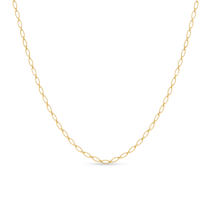22ct Sunrise Gold Link Chain | 19 Inches | Twisted Collection 22ct Sunrise Gold Link Chain | 19 Inches | Twisted Collection
