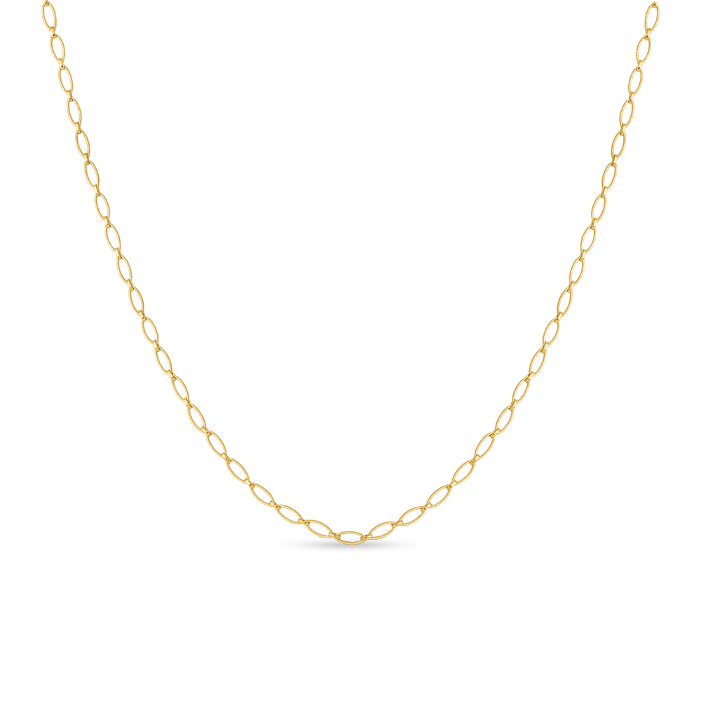 22 Ayar Gündoğumu Altın Baklalı Zincir | 19 İnç | Twisted Koleksiyonu 22 Ayar Gündoğumu Altın Baklalı Zincir | 19 İnç | Twisted Koleksiyonu