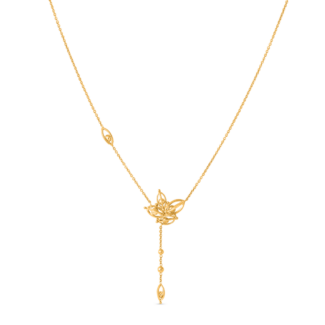 22ct Sunrise Gold Lariat Necklace | Elchi Collection 22ct Sunrise Gold Lariat Necklace | Elchi Collection