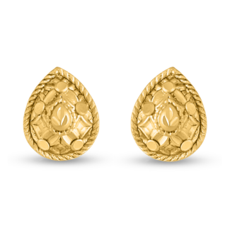 22ct Gold Armari Collection Stud | Antique finish 22ct Gold Armari Collection Stud | Antique finish