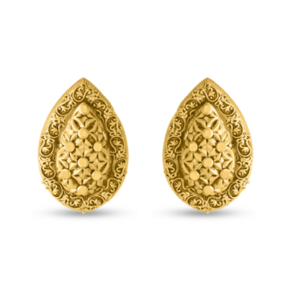 22ct Gold Antique Finish Stud Earrings | Armari Collection 22ct Gold Antique Finish Stud Earrings | Armari Collection