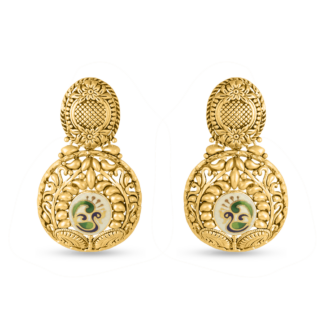 22ct Real Gold Drop Earring