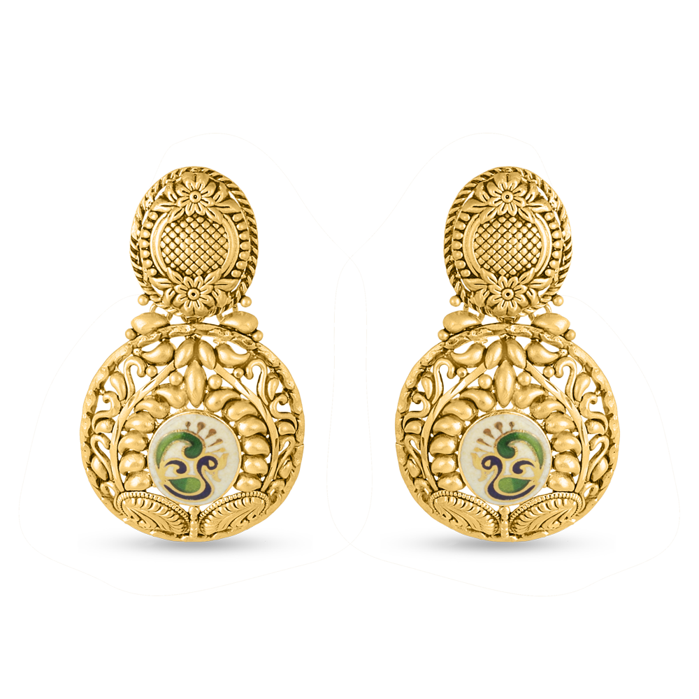 22 Ayar Gerçek Altın Damla Küpe 22 Ayar Gerçek Altın Damla Küpe