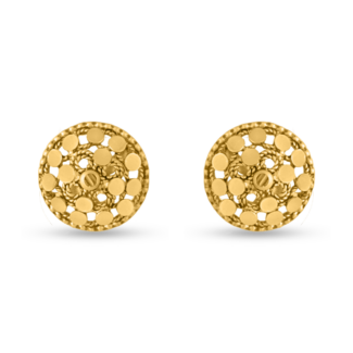 22ct Gold Antique Finish Stud 22ct Gold Antique Finish Stud