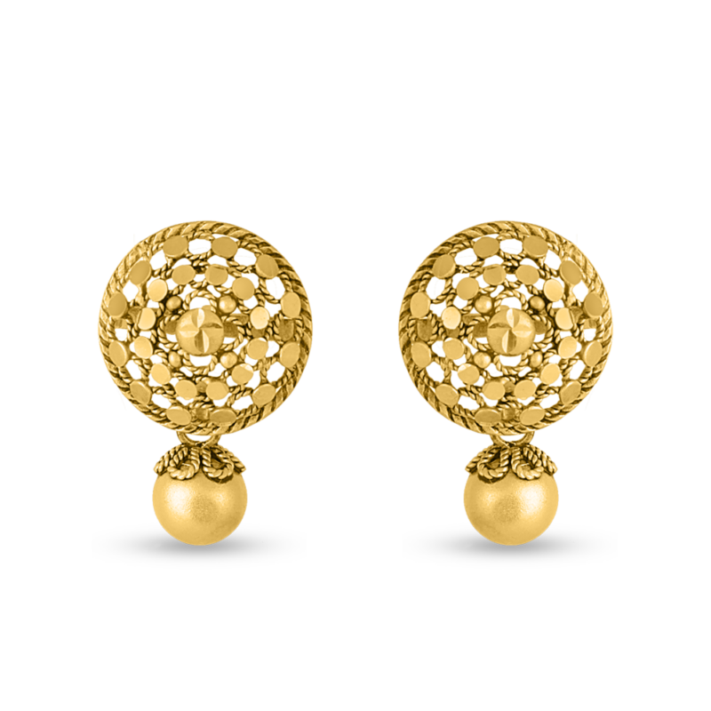 22 Ayar Altın Antik Kaplama Damlalıklı Saplama 22 Ayar Altın Antik Kaplama Damlalıklı Saplama