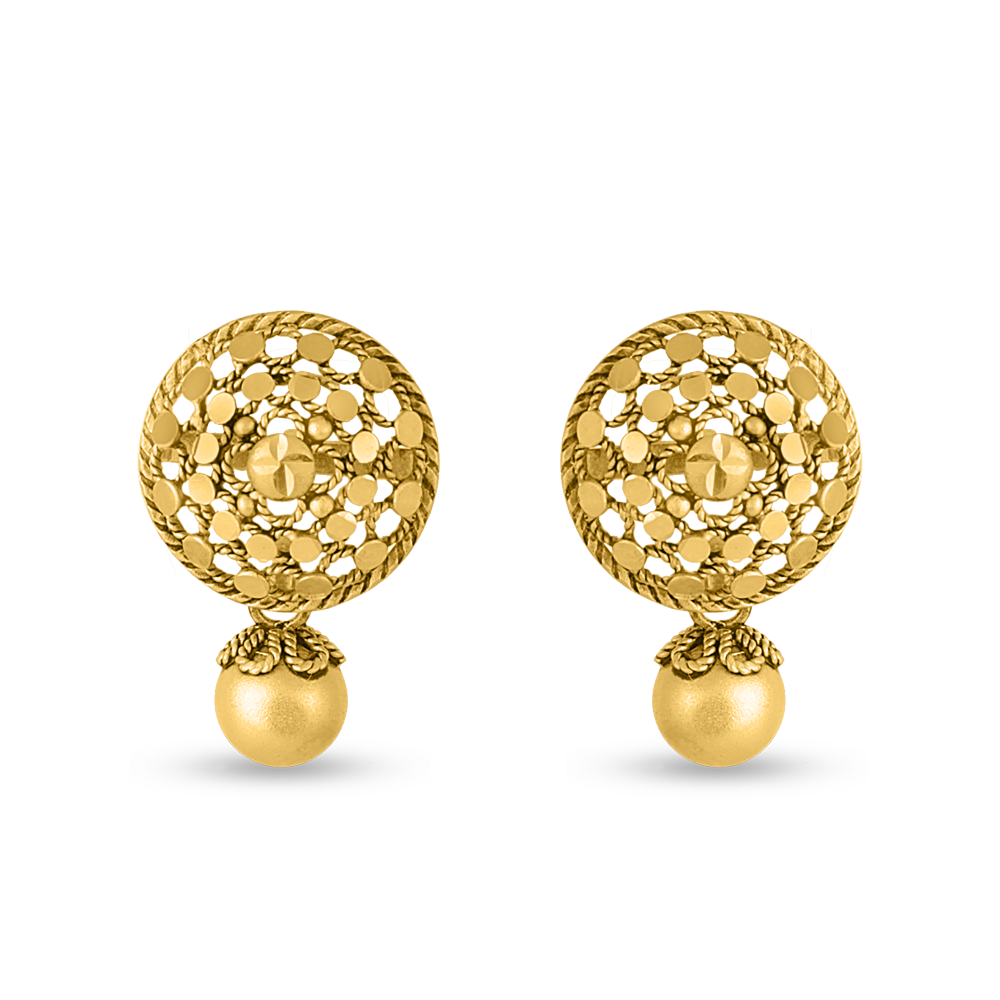 22 Ayar Altın Antik Kaplama Damlalıklı Saplama 22 Ayar Altın Antik Kaplama Damlalıklı Saplama