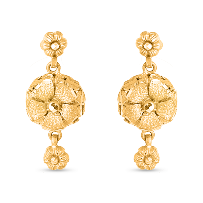 Damlalıklı 22 Ayar Sunrise Altın Rozet Saplama Damlalıklı 22 Ayar Sunrise Altın Rozet Saplama