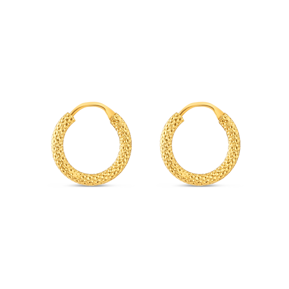 أقراط دائرية من الذهب عيار 22 قيراط أقراط دائرية من الذهب عيار 22 قيراط