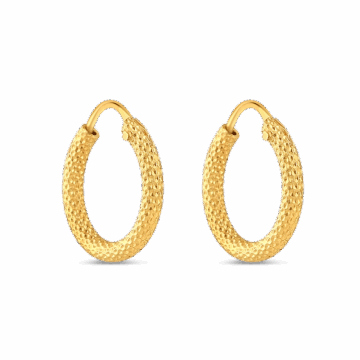 22ct Gold Bali-Ohrring