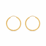 22 Ayar Altın Tasarım Halka Küpe 22 Ayar Altın Tasarım Halka Küpe