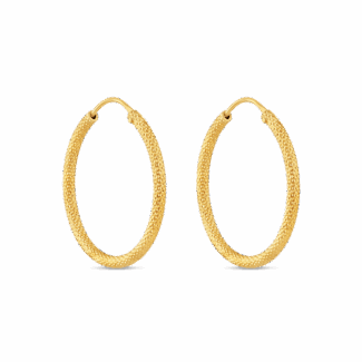 22ct Gold Designer Hoop Earring 22ct Gold Designer Hoop Earring