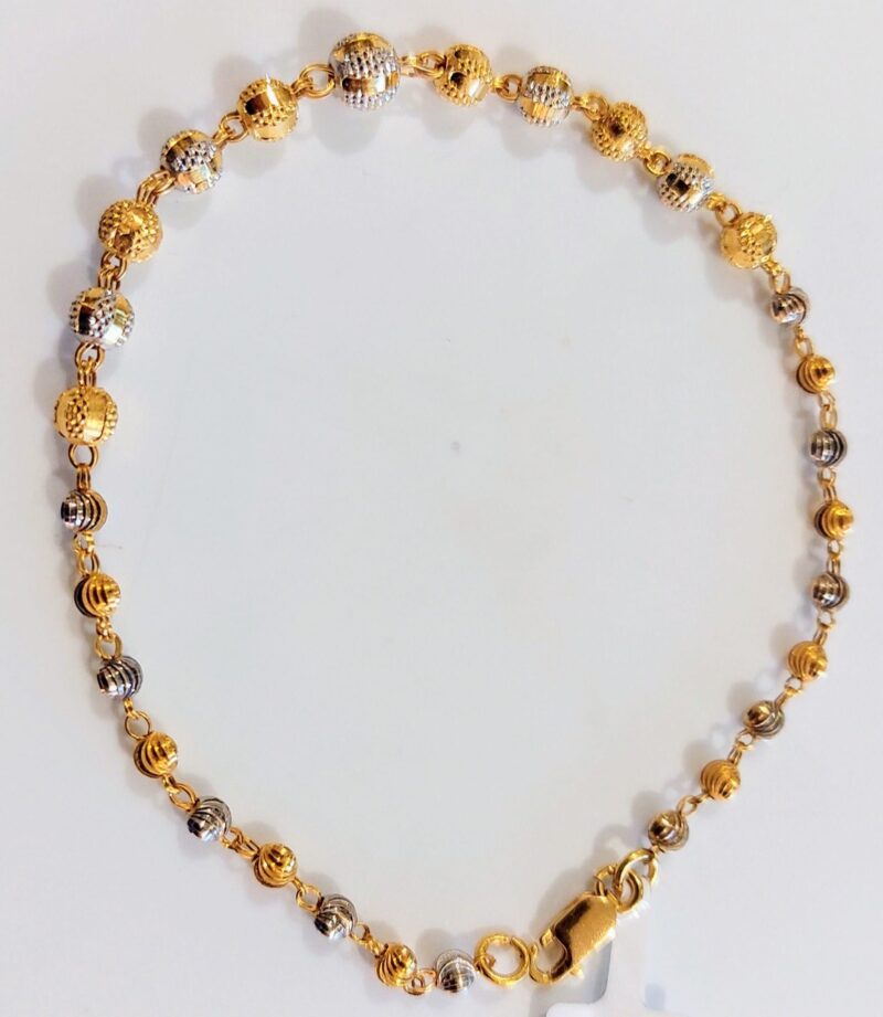 22ct Gold Perlenarmband | 7,25 Zentimeter 22ct Gold Perlenarmband | 7,25 Zentimeter