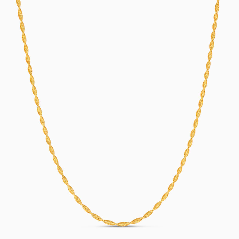 22ct Gold | Ripple Kette | 16 Zoll