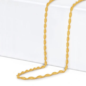 22ct Gold | Ripple Chain | 16 Inches